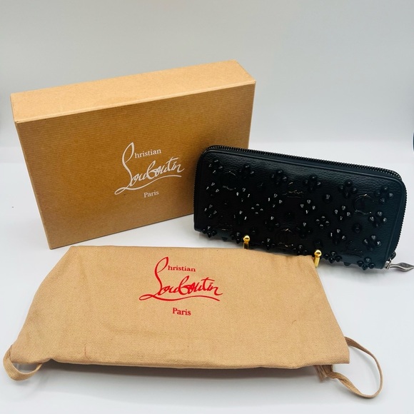 Christian Louboutin Panettone Zip Around Wallet - includes box and dust bag - Picture 2 of 16